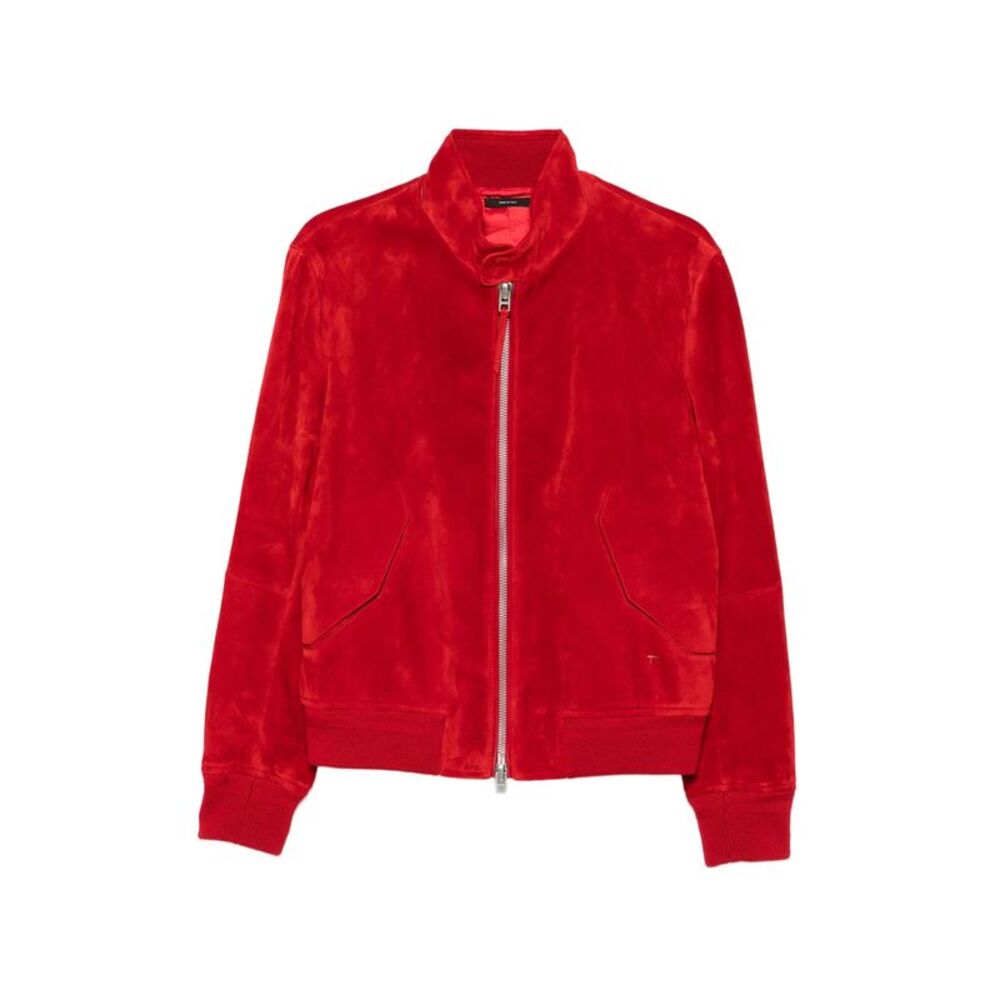 Tom Ford Red Jackets - Leather Jackets Men